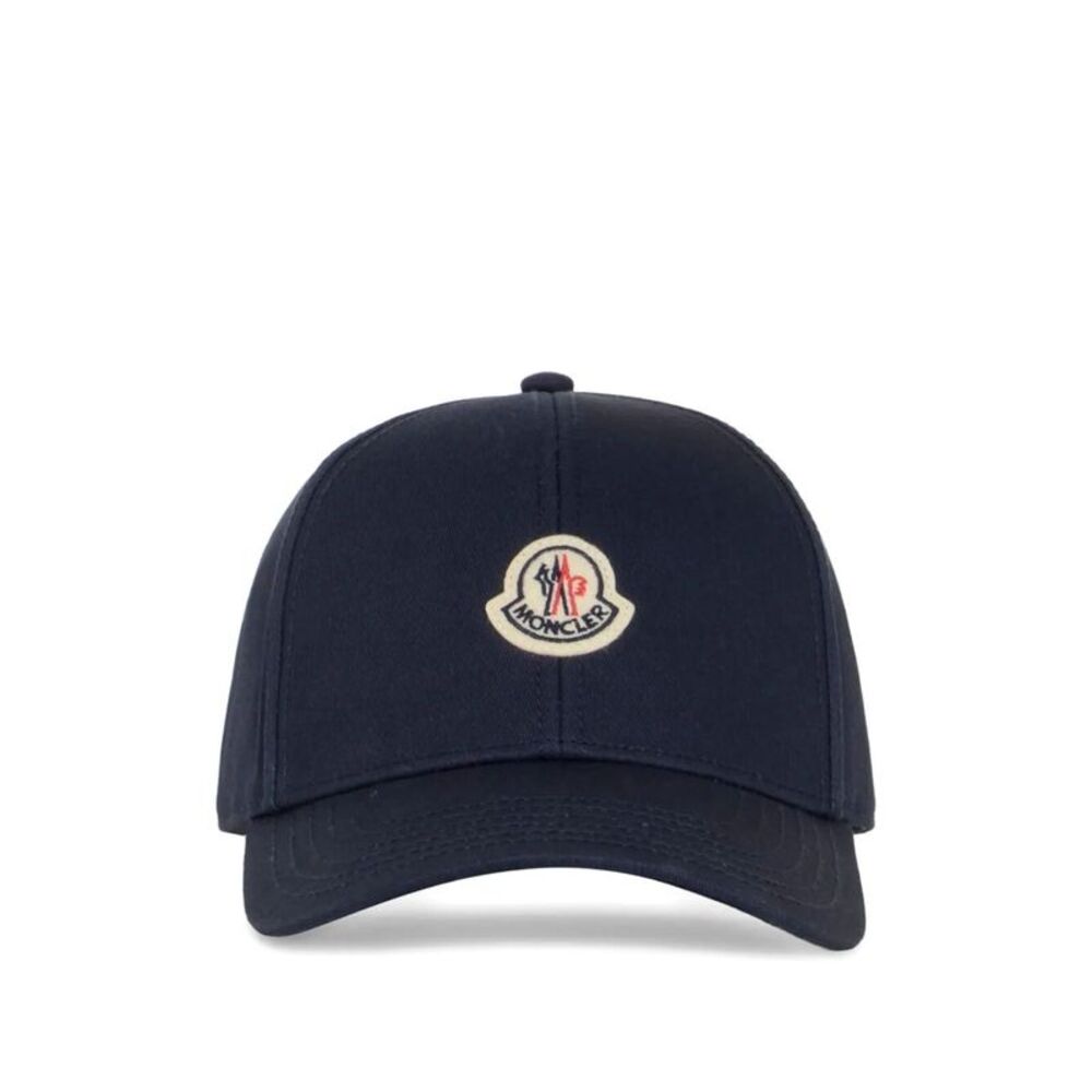Moncler Men Cotton Gabardine Baseball Cap